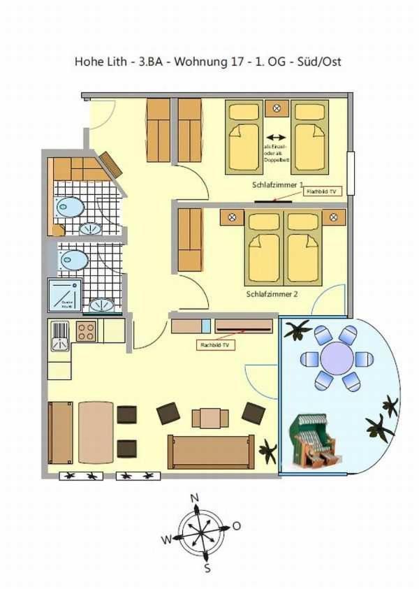شقة Hp Touristik - Residenz Hohe Lith Neu 3 1 2 كوكسهافن المظهر الخارجي الصورة